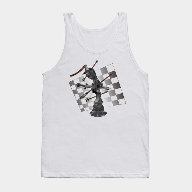 Chess pawn Tank Top by artnsoul79